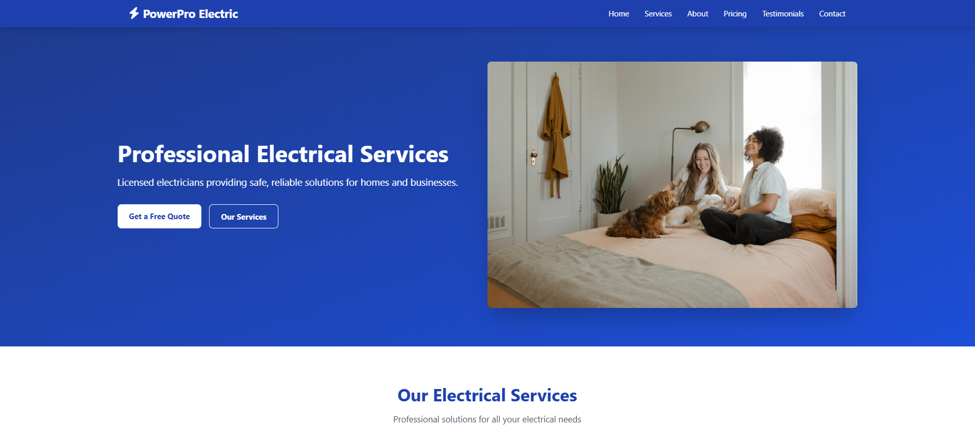 Reliable Electrician Services