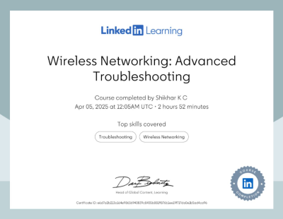 Wireless Networking: Advanced Troubleshooting
