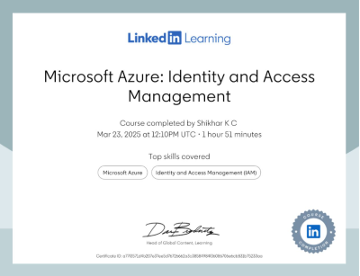 Microsoft Azure: Identity and Access Management