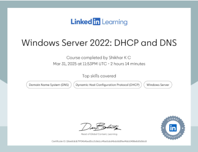 Windows Server 2022: DHCP and DNS
