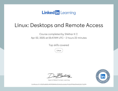 Linux: Desktops and Remote Access