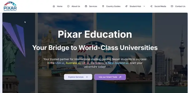 Pixar Educational Consultancy Platform
